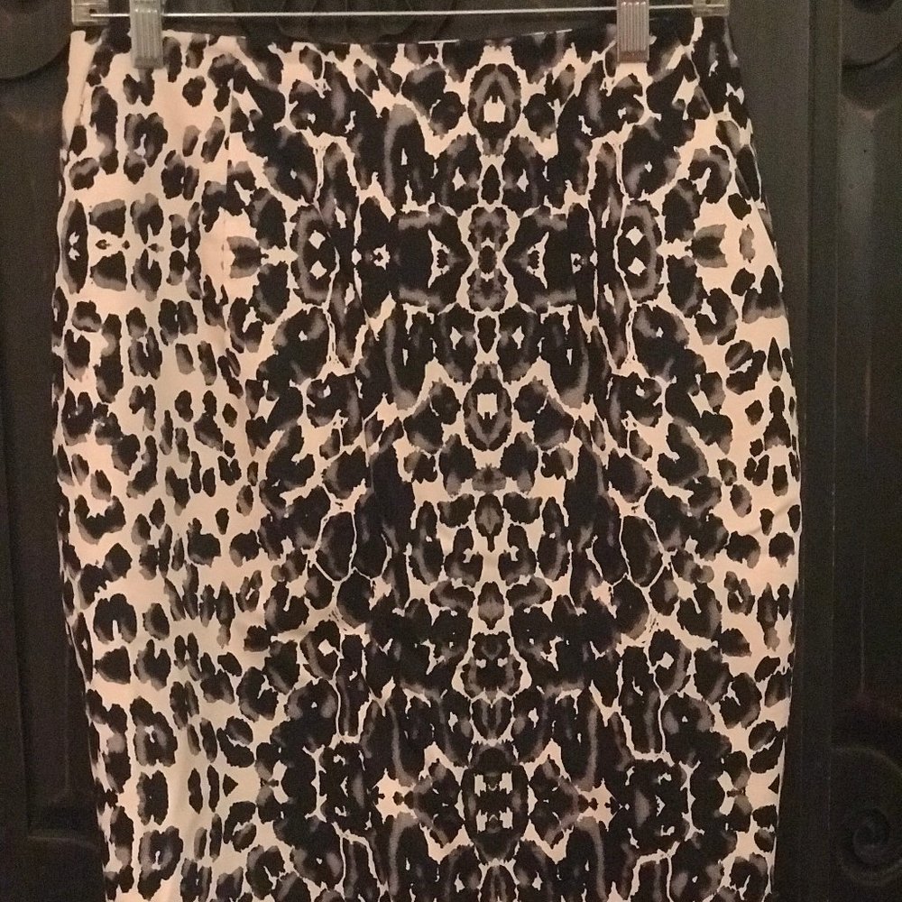 Mossimo Animal Print Pencil Skirt